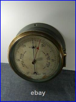Nautical Vintage/Antique Sestrel Weather Brass Barometer England. Vancouver BC