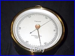 Negretti & Zambra London 17328 brass barometer 5 working