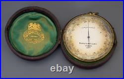 Negretti & Zambra London Antique Pocket Aneroid Barometer