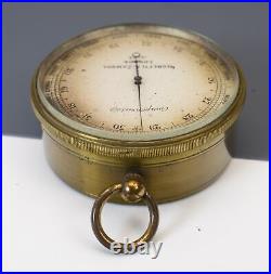 Negretti & Zambra London Antique Pocket Aneroid Barometer