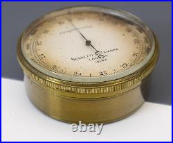 Negretti & Zambra London Antique Pocket Aneroid Barometer