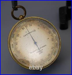 Negretti & Zambra London Antique Pocket Aneroid Barometer