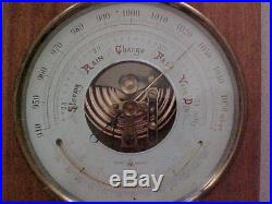 Nigata Aneroid Barometer Nautical Ships Inch & Millibar Scale Thermometer