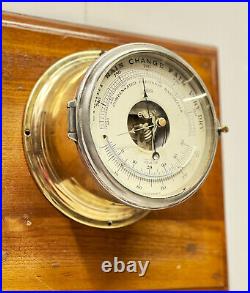 Old Antique Compensated Precision Schatz Stormy Rain Barometer Made In Germany
