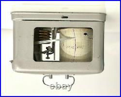 Old Meteorological Antique Instrument Self Record Barometric Pressure Barograph