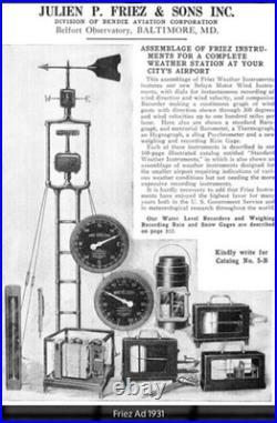 One Of A Kind Vintage Friez ML-3 Barograph Actual Movie Prop from OPPENHEIMER