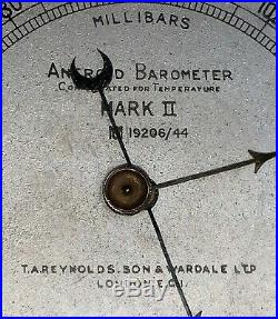 Original 1944 WWII British Portable Mark II Aneroid Barometer Aircraft & Ships