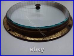 Original Barometer Glass In A Brass Ring With Pointer