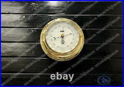 Original Reclaimed Antique Marine Sestral Aneroid Barometer Made in England