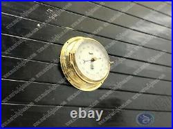 Original Reclaimed Antique Marine Sestral Aneroid Barometer Made in England