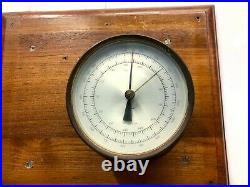 Original Ship Reclaimed Nautical Marine Antique Torr Barometer Made in GDR
