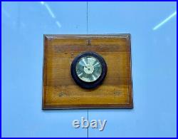 Original Ship Salvage Brass Vintage Compensated Ship Barometer Made in Germany