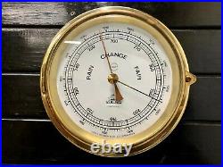 Original Vintage Style Rain Change Fair Viking Compensated Retro Ship Barometer