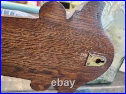 Osterley Park England Aneroid Barometer 19th Century Oak Brass Glass