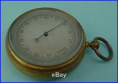 POCKET BAROMETER CIRCA 1890