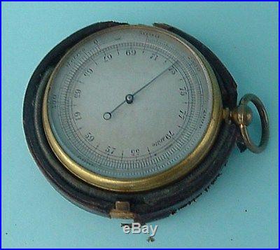 POCKET BAROMETER CIRCA 1890