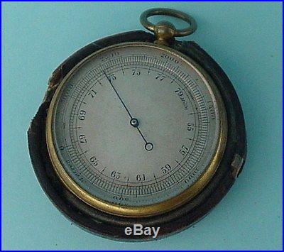 POCKET BAROMETER CIRCA 1890