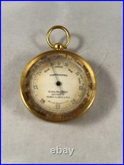 Peoria Malleable Castings Altitude Barometer Altimeter Climbing Made In England