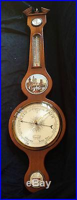 Peter F. Bollenbach Co, Wall Barometer in Mahogany Case