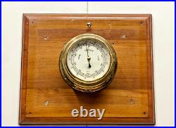 Pilot Marine Nautical Rain Change Fair Original Vintage Ship Barometer Germany