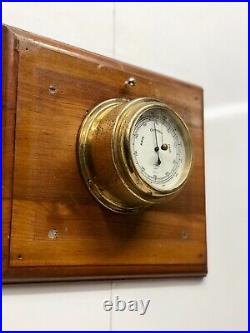 Pilot Marine Nautical Rain Change Fair Original Vintage Ship Barometer Germany