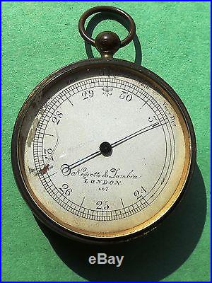 Pocket Barometer-Altimeter by Negretti & Zambra, London