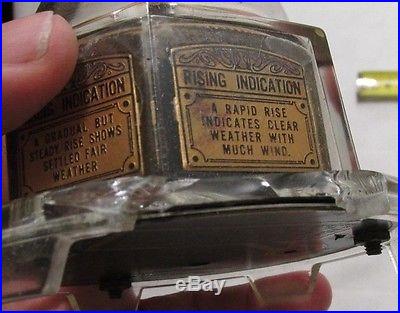 RARE 1920's MOVA ANEROID BAROMETER Advertising Piece Glenside PA