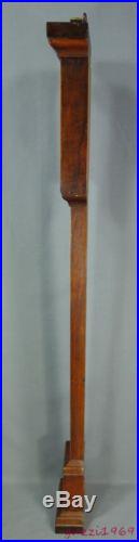 RARE 19th C. 1850s American Stick Barometer by F. C. D. McKAY, Warsaw, New York