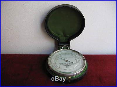 RARE ANTIQUE BAROMETER barometre French Colonel Goulier RADIGUET MASSIOT compass