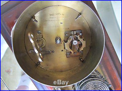 RARE NICE BAROGRAPH W/VISIBLE WEATHER DIAL STORMY RAIN CHANGE FAIR VERY DRY RARE