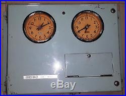 Rare Vintage Marine Clock Of Seiko Qc 6ms No 001514