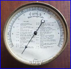 RARE Vintage 1920's Tycos Stormoguide Weather Barometer Taylor Instrument Co