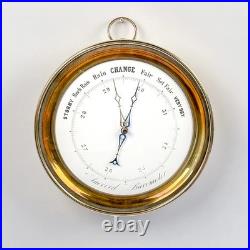Rare Antique 12 E. J. Dent Aneroid Barometer Rare Antique 12 E. J. Dent Aneroid Barometer
