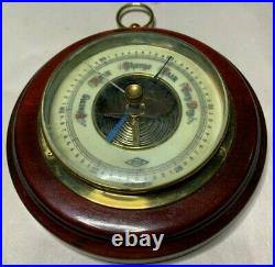 Rare Antique Hanging Barometer 5 1/8 Inches Diameter SUPERFECT Made in Germany
