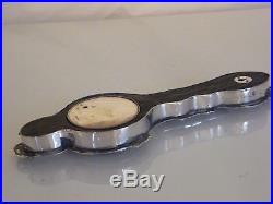 Rare Antique Silver Banjo Barometer English Hallmarks