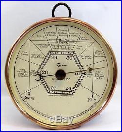 Rare Antique Steampunk Stormoguide Aneroid Barometer