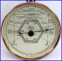 Rare Antique Steampunk Stormoguide Aneroid Barometer