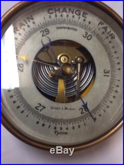 Rare Antique Tycos Brass Compensated Barometer (pre 1930's)