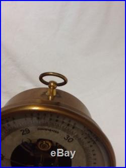 Rare Antique Tycos Brass Compensated Barometer (pre 1930's)
