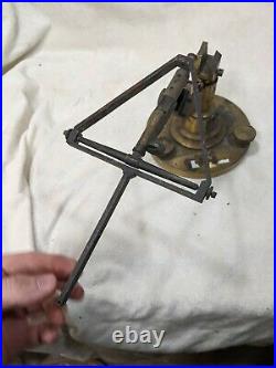 Rare Brass Heliostat by R. Fuess, Berlin, Main Body Assbly For Parts Look