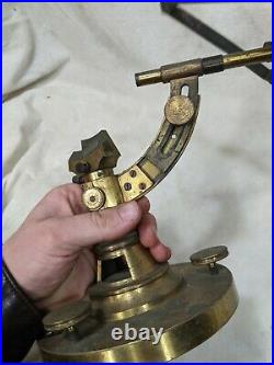 Rare Brass Heliostat by R. Fuess, Berlin, Main Body Assbly For Parts Look