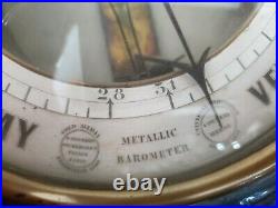 Rare E. BOURDON & RICHARD'S Wooden Wall Barometer London 1851 & Paris 1849 #9406