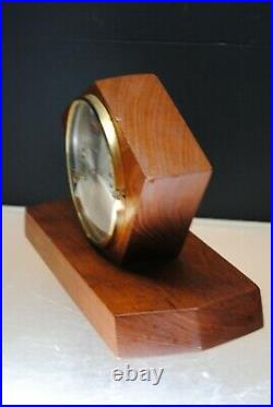 Rare Vintage Retro Howard Miller Wooden Desktop Barometer Works