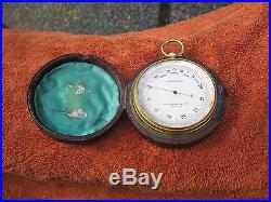Rare Vintage Short & Mason, London Ltd. Pocket Aneroid Barometer, Compensated
