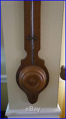 Rare Walnut Wall Timepiece/Barometer G V Mooney Barometer