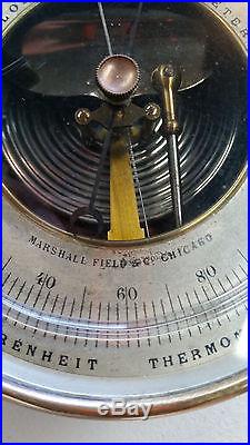 Rare antique French Made PHBN HOLOSTERIC BAROMETER with thermometer