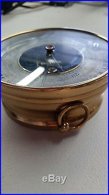 Rare antique French Made PHBN HOLOSTERIC BAROMETER with thermometer