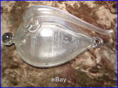 Rare antique vintage WATER BAROMETER / SA Clipper Ship Weather Glass Germany S&A