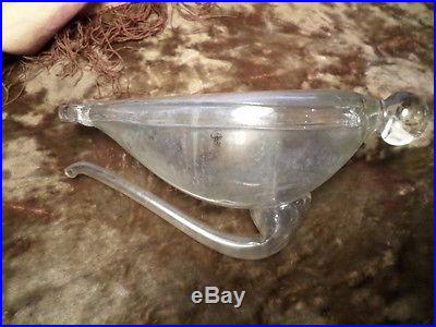 Rare antique vintage WATER BAROMETER / SA Clipper Ship Weather Glass Germany S&A