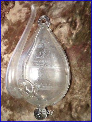 Rare antique vintage WATER BAROMETER / SA Clipper Ship Weather Glass Germany S&A